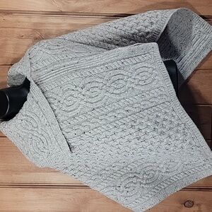 Aran Mor Handknit Merino Wool Cape